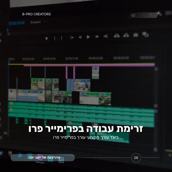 וורקפלואו בפרימייר פרו - B-PRO